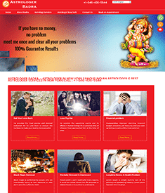 astrologer website design services in Bangalore