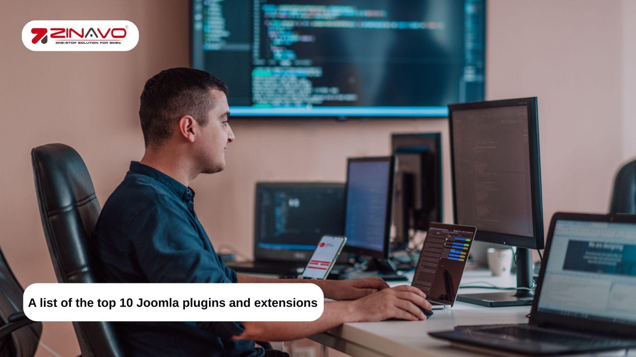 A list of the top 10 Joomla plugins and extensions