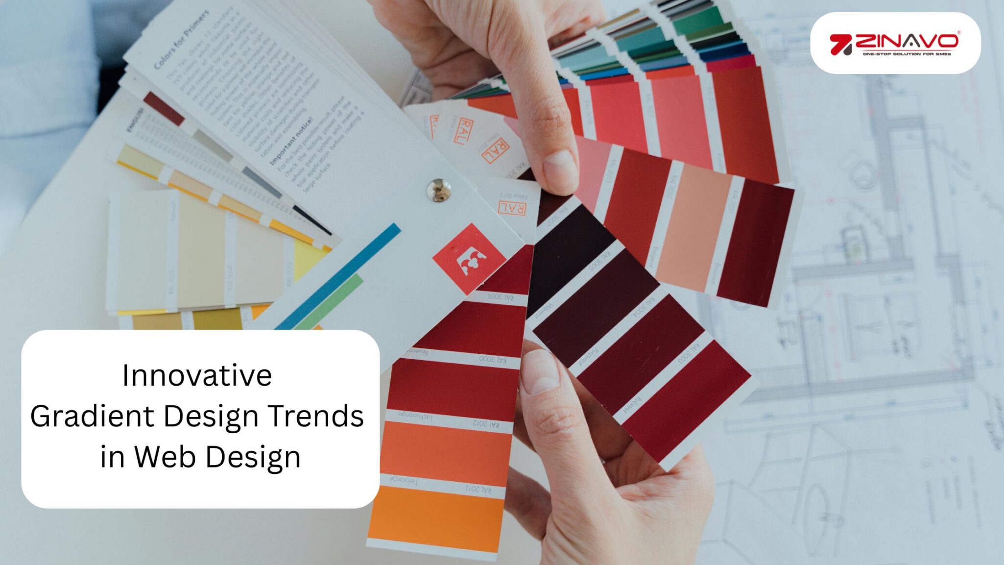 Innovative gradient design trends in web design