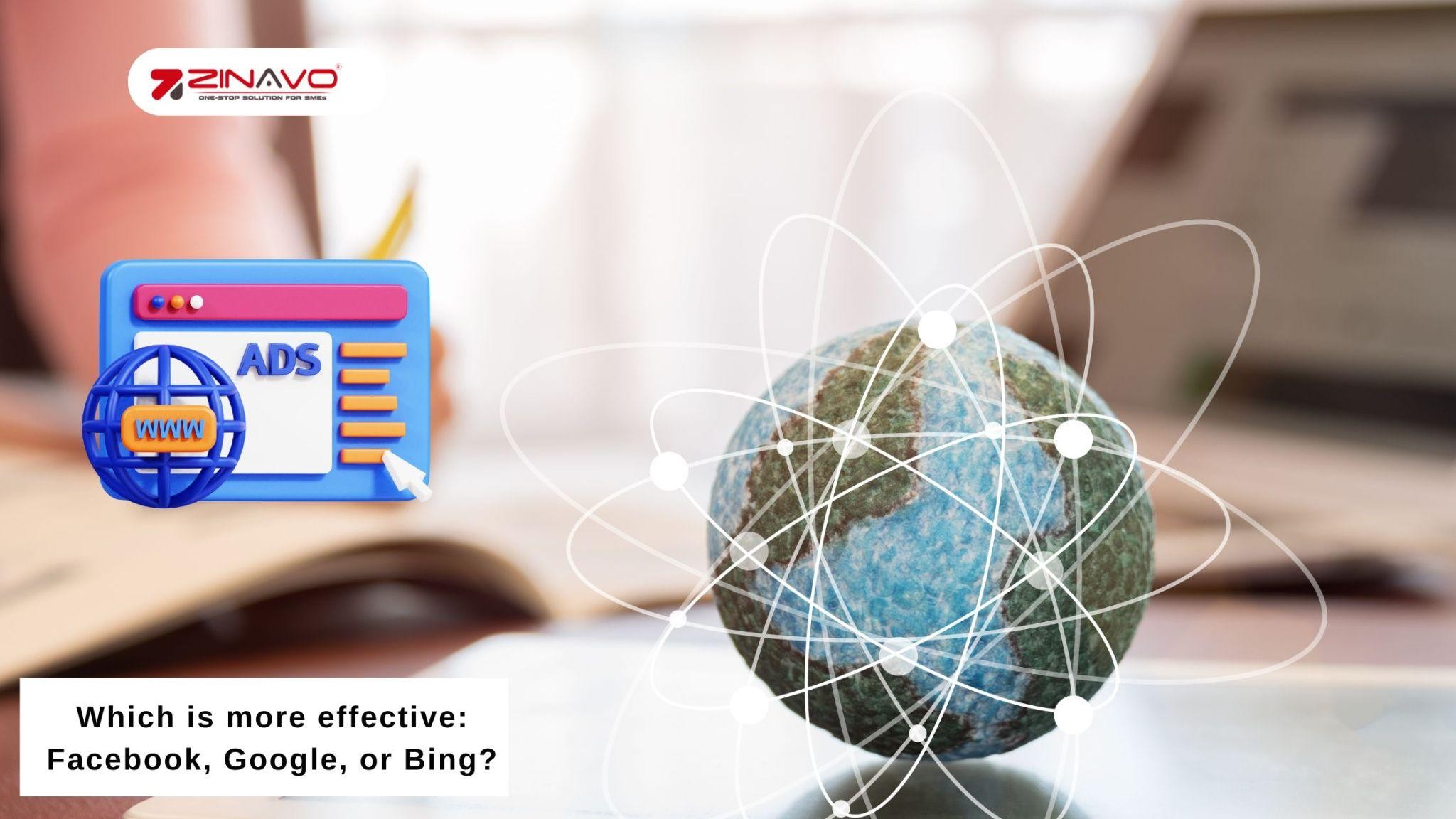 Which is more effective: Facebook, Google, or Bing?