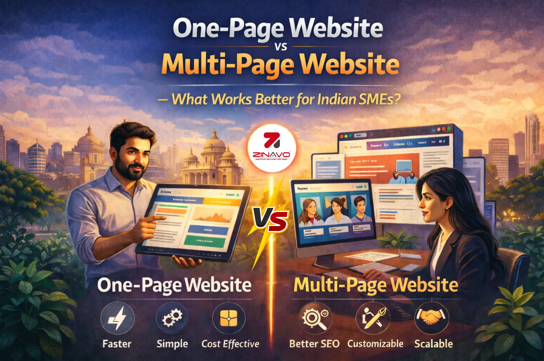 One-Page Website vs Multi-Page Website — What Works Better for Indian SMEs?