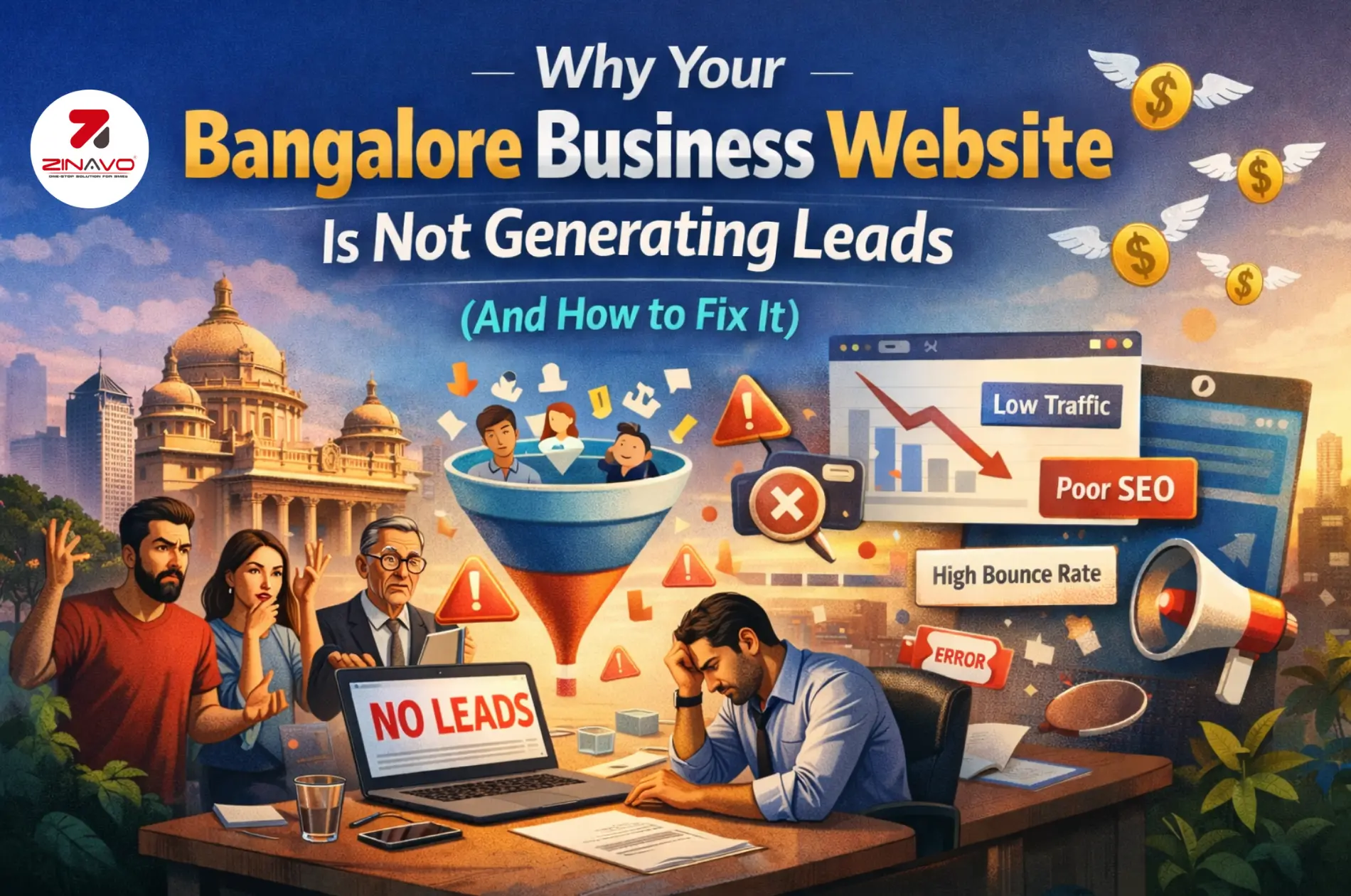 Why Your Bangalore Business Website Is Not Generating Leads (And How to Fix It)